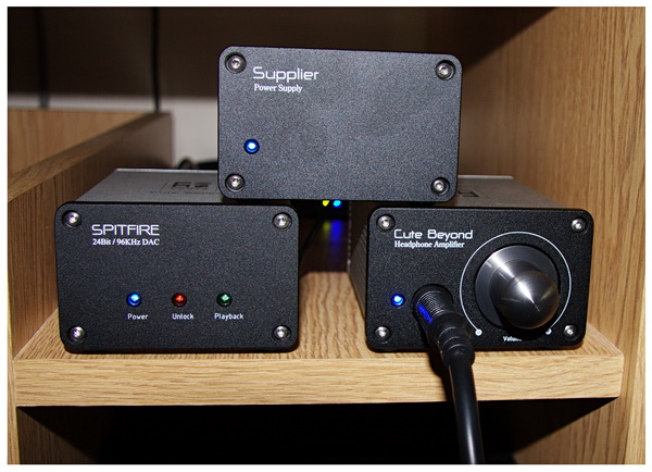 1 - Firestone-Audio - Spitfire DAC, Supplier PSU & HP Amp.