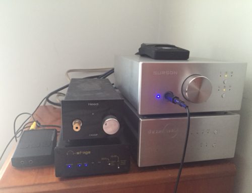 Soloist headphone amplifier with Mrspeakers Alpha dog