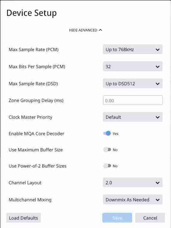 Roon Device Setup 2A
